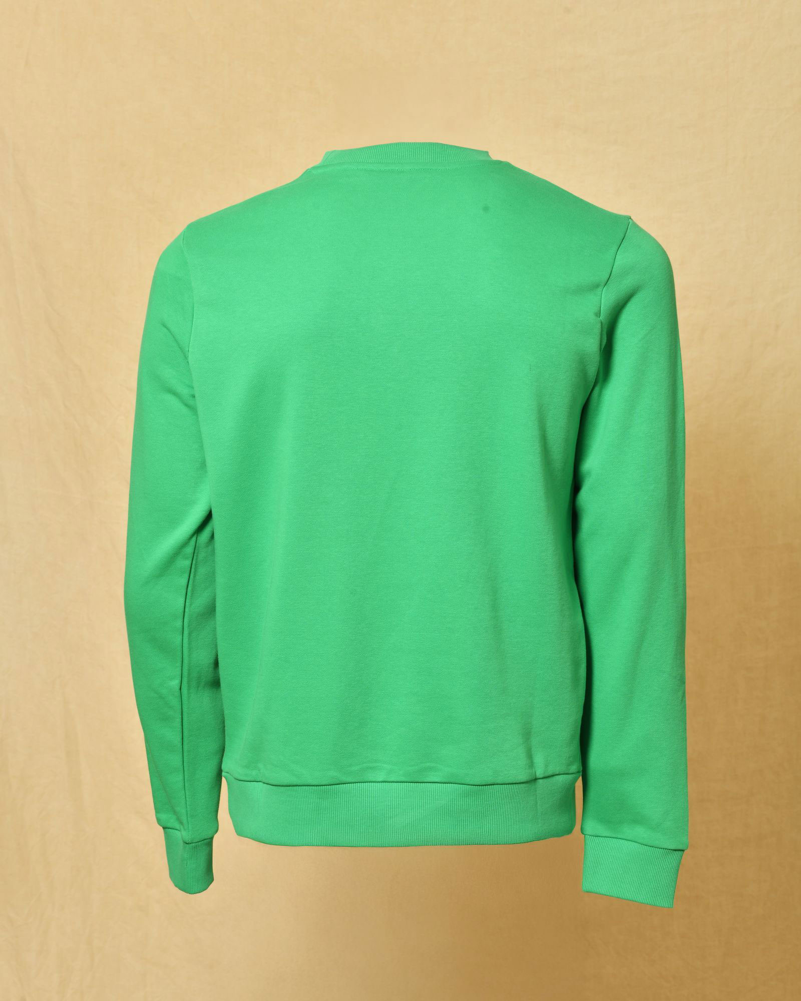 Sweat vert à inscription noire John Richmond