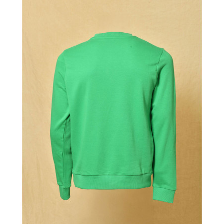 Sweat vert à inscription noire John Richmond