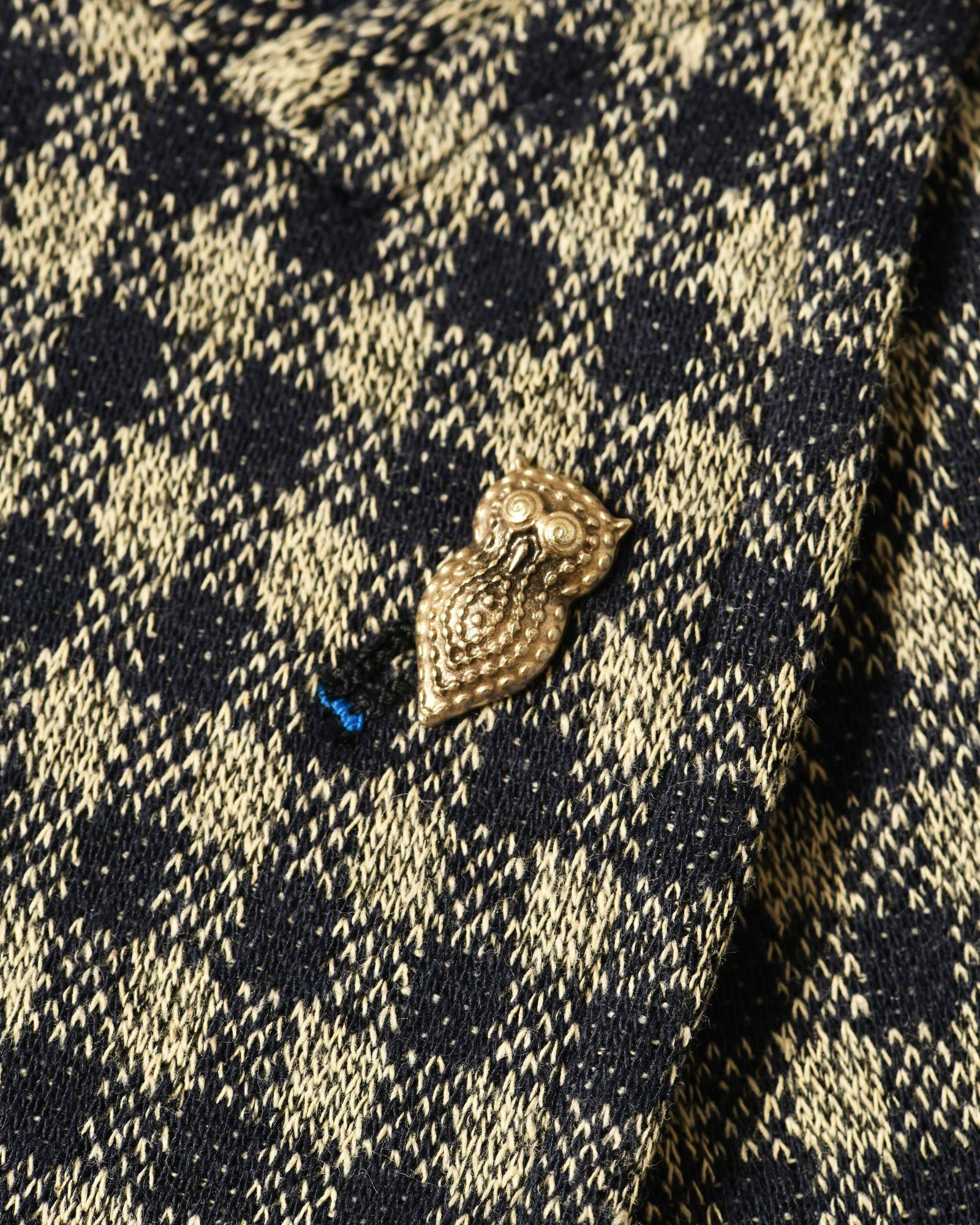 Veste blazer en coton à carreaux Berry & Brian