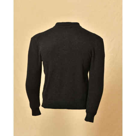 Pull à col polo en laine Daniele Fiesoli