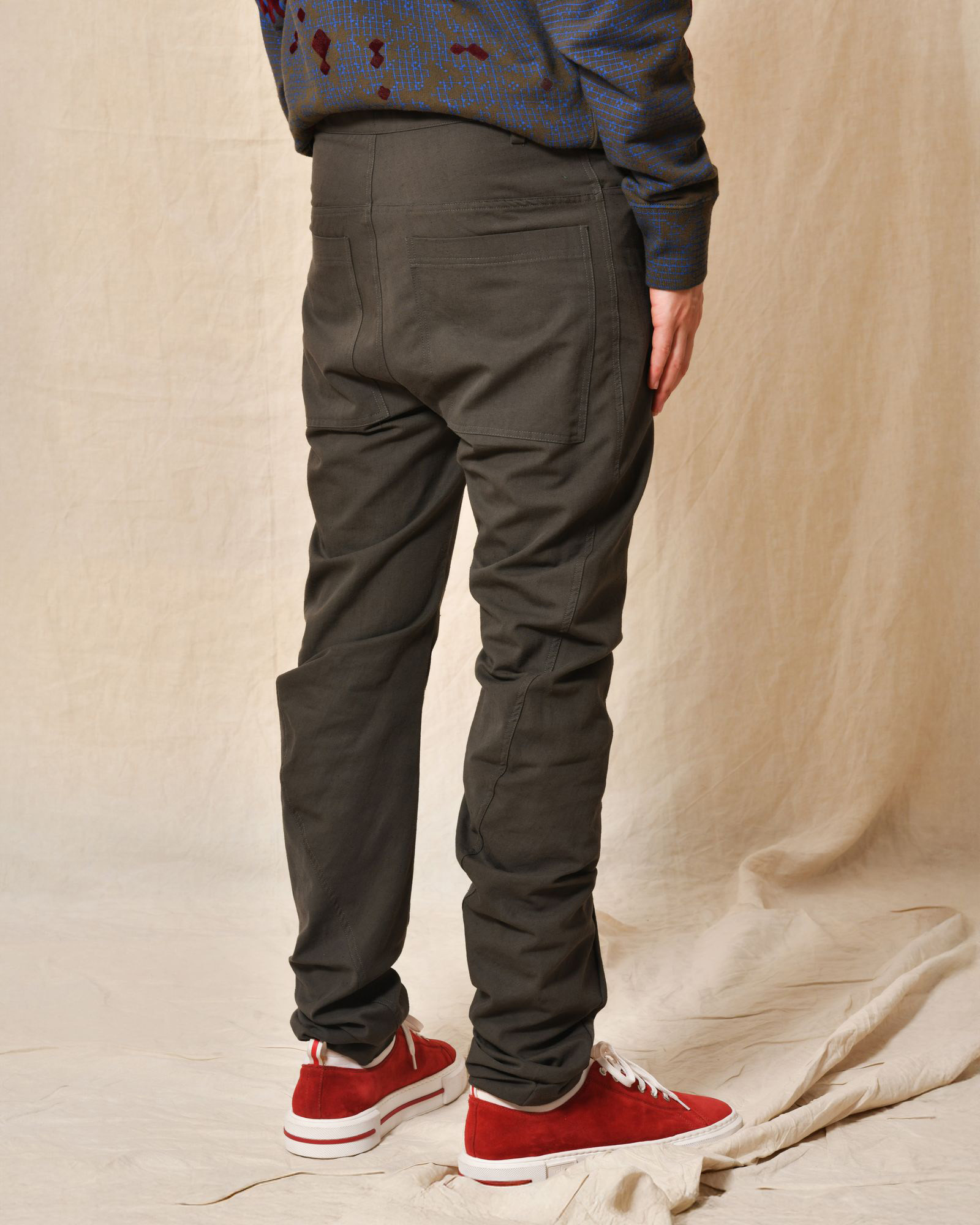 Pantalon style banane marron Lost & Found