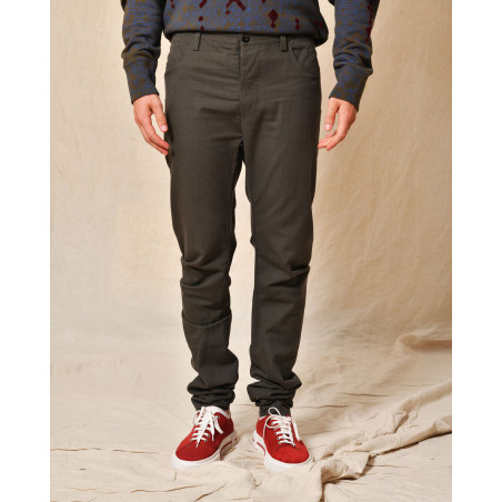 Pantalon style banane marron Lost & Found