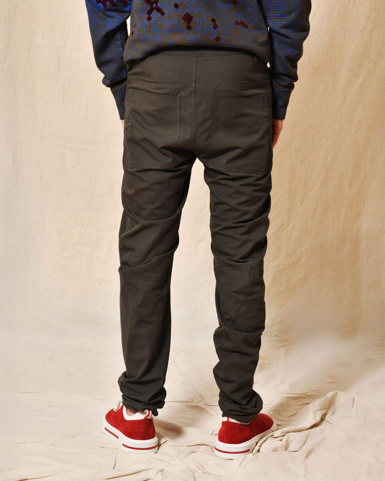 Pantalon style banane marron Lost & Found