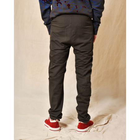 Pantalon style banane marron Lost & Found