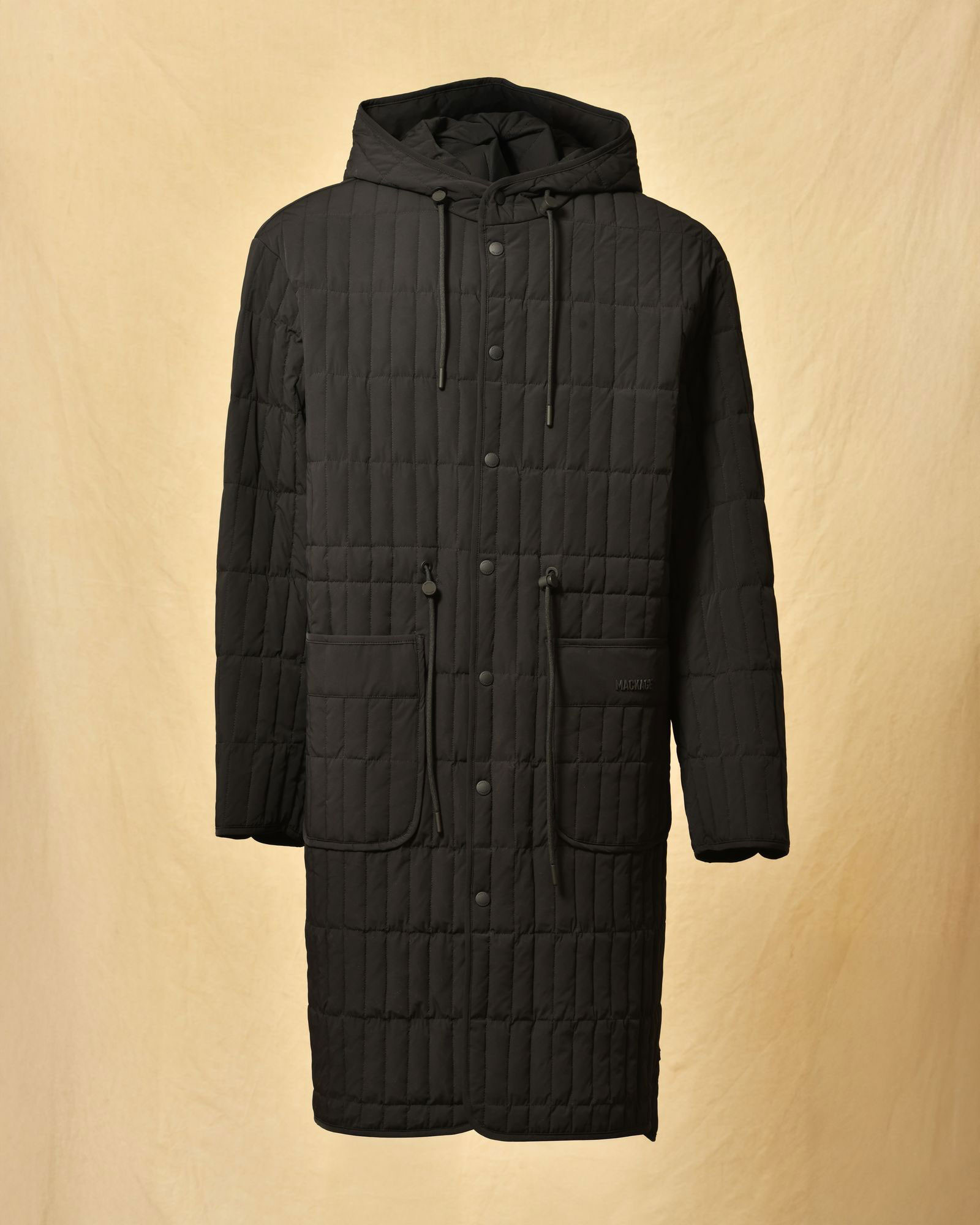 Manteau matelassé à capuche noir Mackage