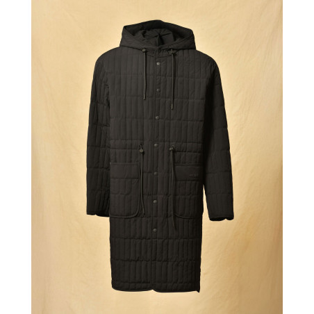 Manteau matelassé à capuche noir Mackage