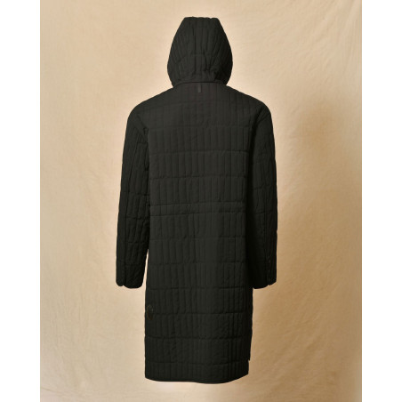 Manteau matelassé à capuche noir Mackage