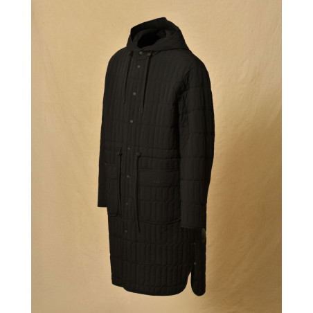 Manteau matelassé à capuche noir Mackage