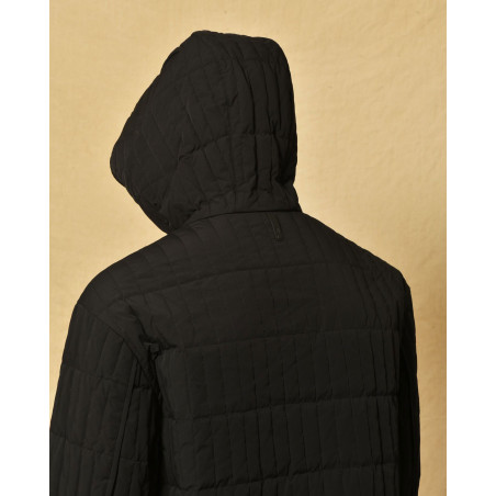 Manteau matelassé à capuche noir Mackage