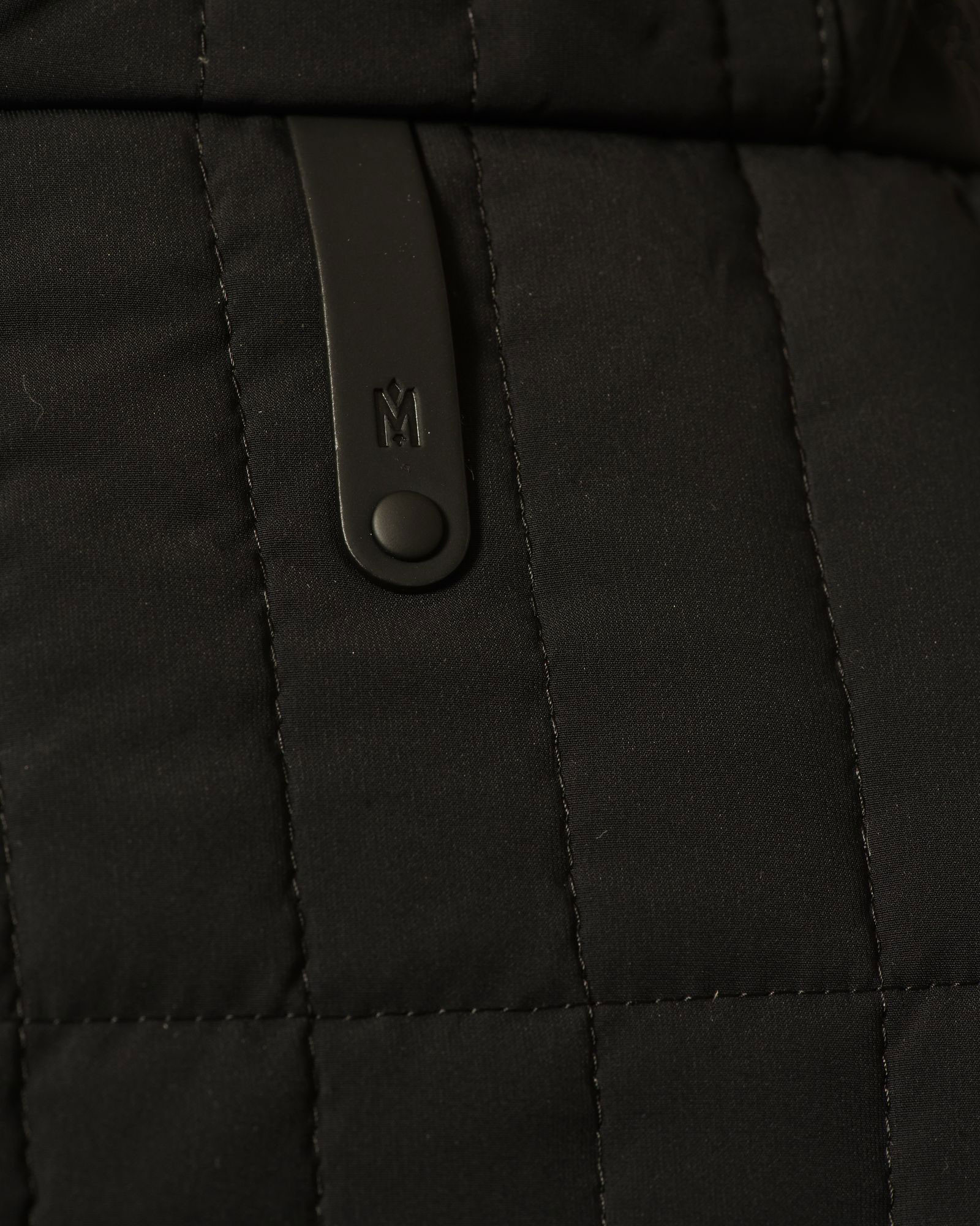 Manteau matelassé à capuche noir Mackage
