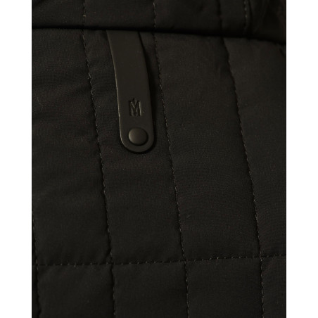 Manteau matelassé à capuche noir Mackage