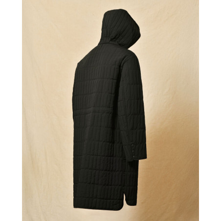 Manteau matelassé à capuche noir Mackage