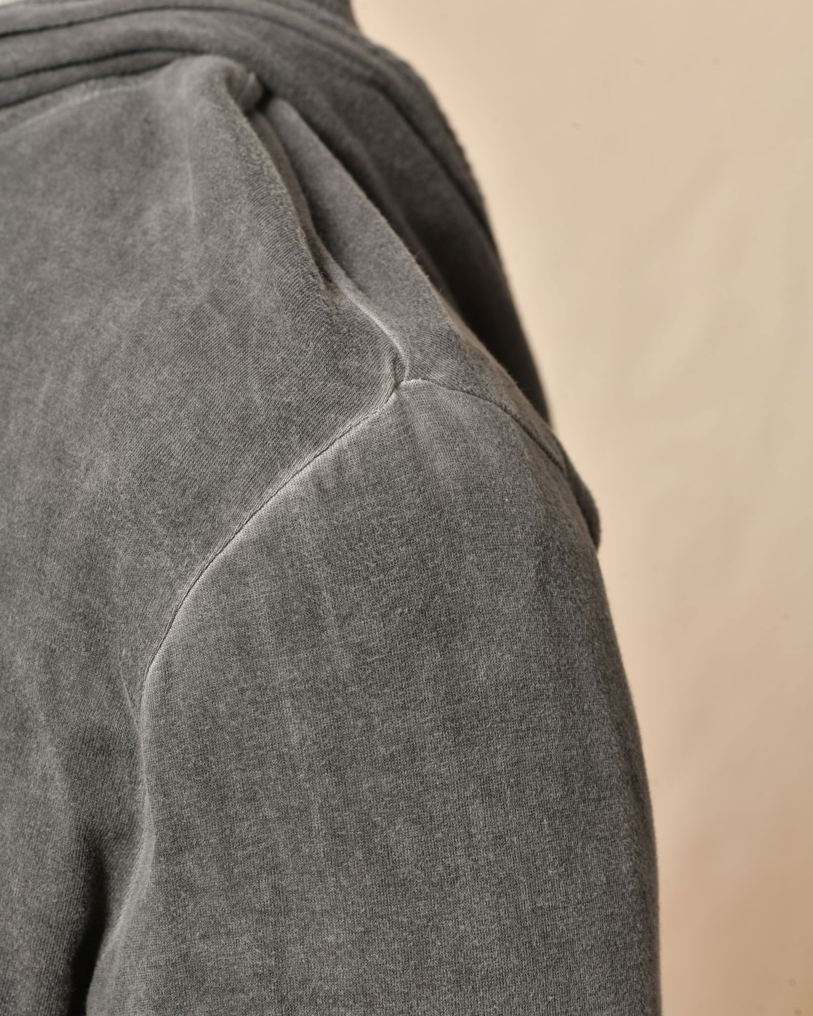 Gilet zippé à capuche gris Lost & Found