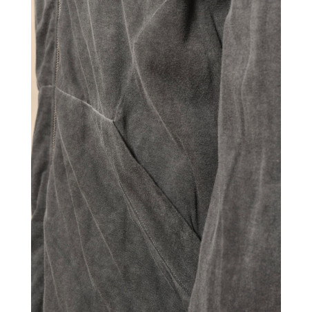 Gilet zippé à capuche gris Lost & Found