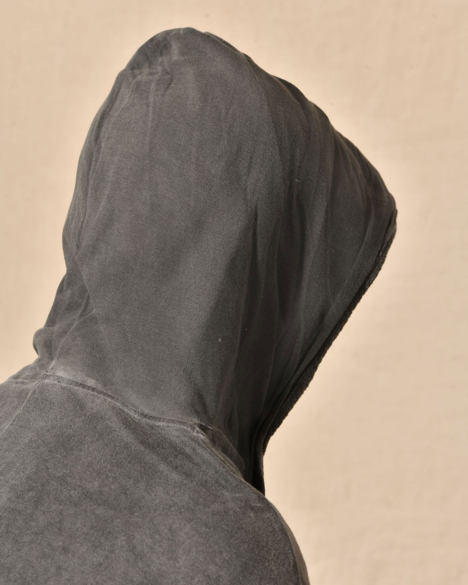 Gilet zippé à capuche gris Lost & Found