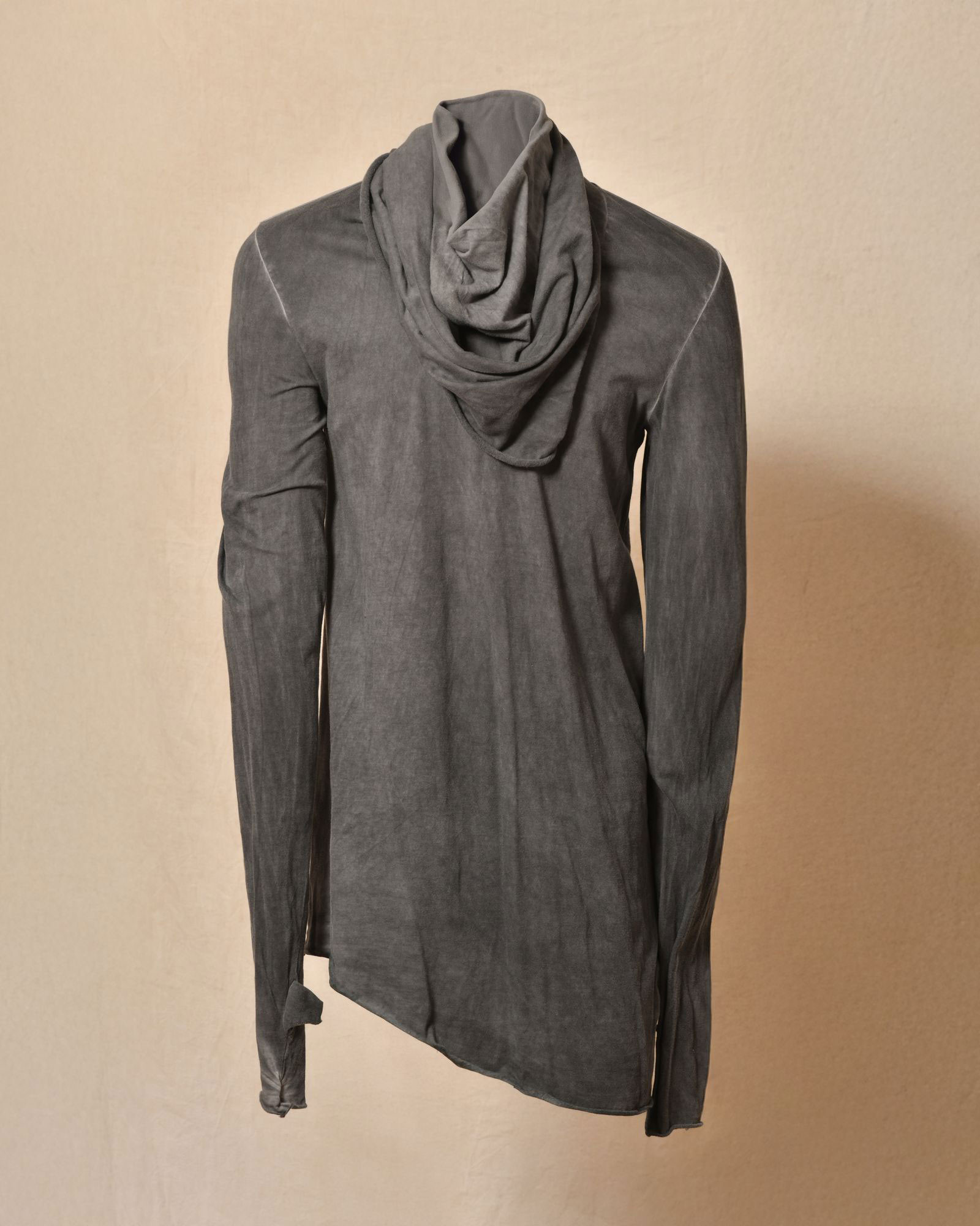 T-shirt asymétrique col écharpe intégré Lost & Found