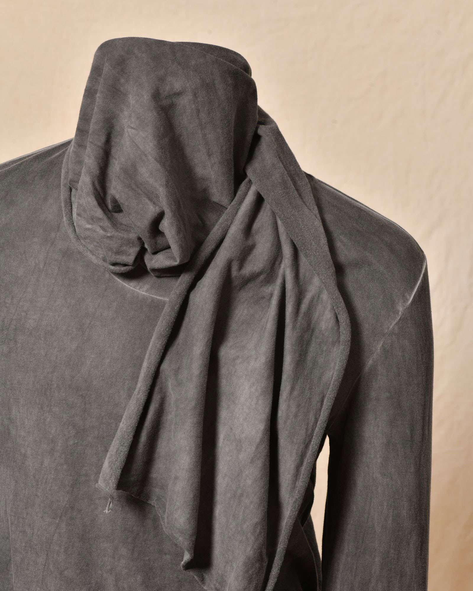 T-shirt asymétrique col écharpe intégré Lost & Found