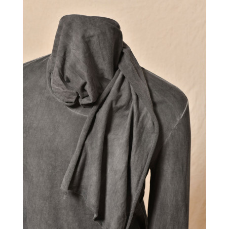 T-shirt asymétrique col écharpe intégré Lost & Found