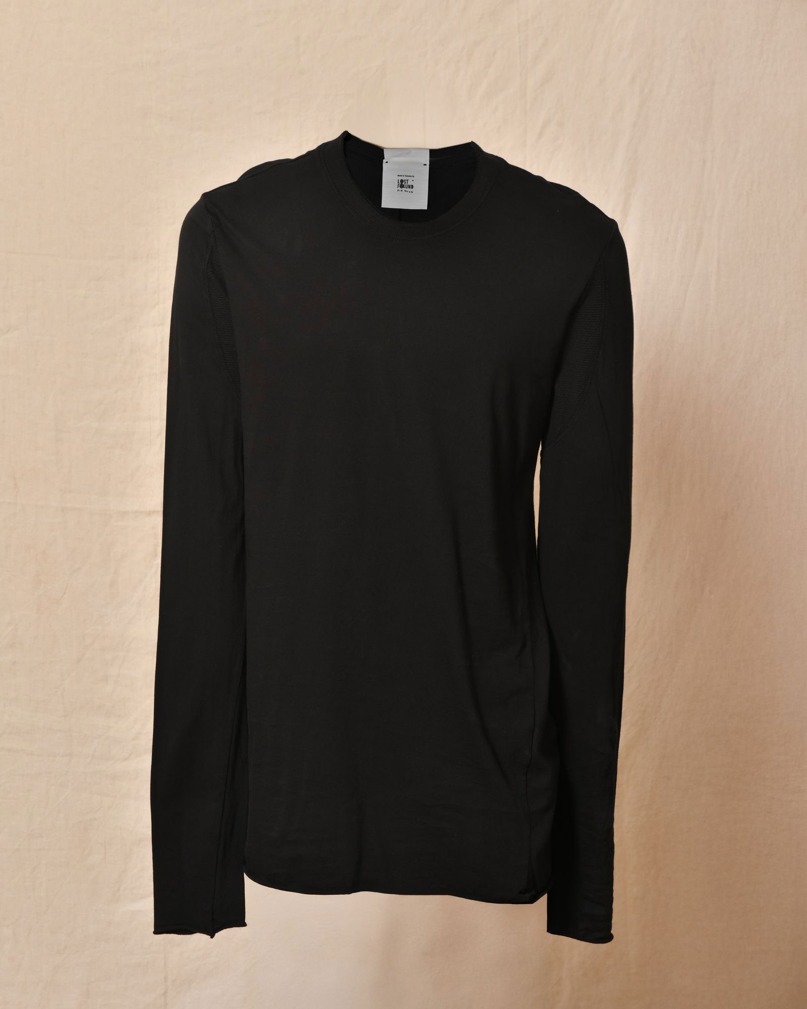 T-shirt à manches longues noir Lost & Found