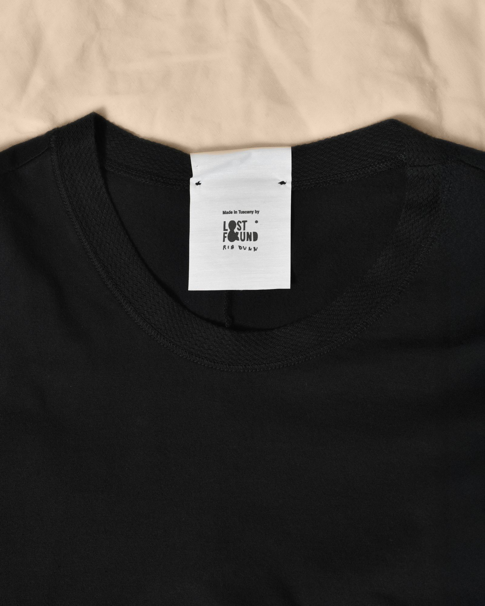 T-shirt à manches longues noir Lost & Found