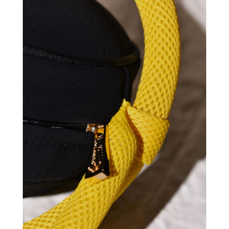 Sac à main rond design à broderie super-héros La Milanesa