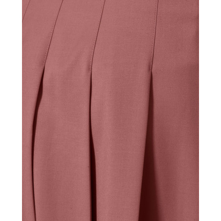 Jupe plissée vieux rose Manuel Ritz