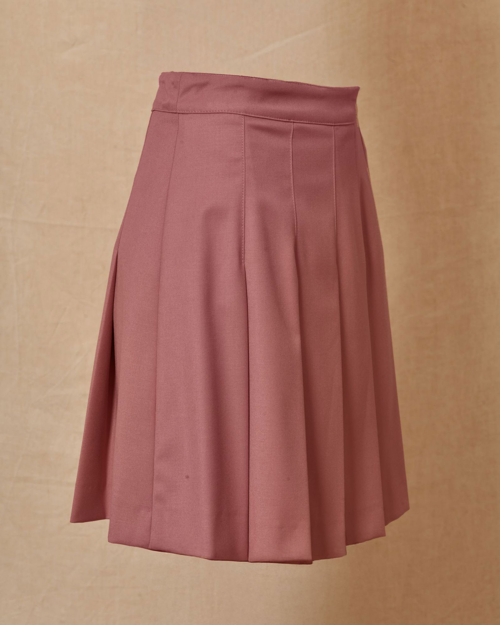 Jupe plissée vieux rose Manuel Ritz