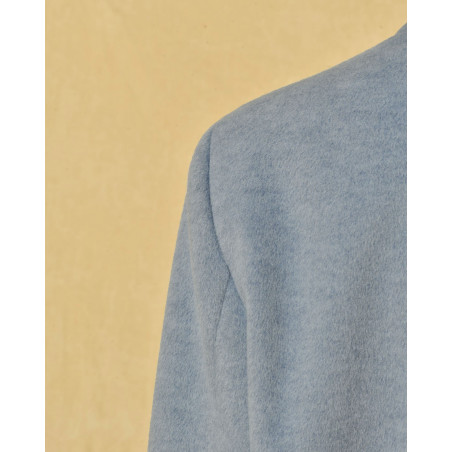 Manteau à double boutonnage bleu Manuel Ritz