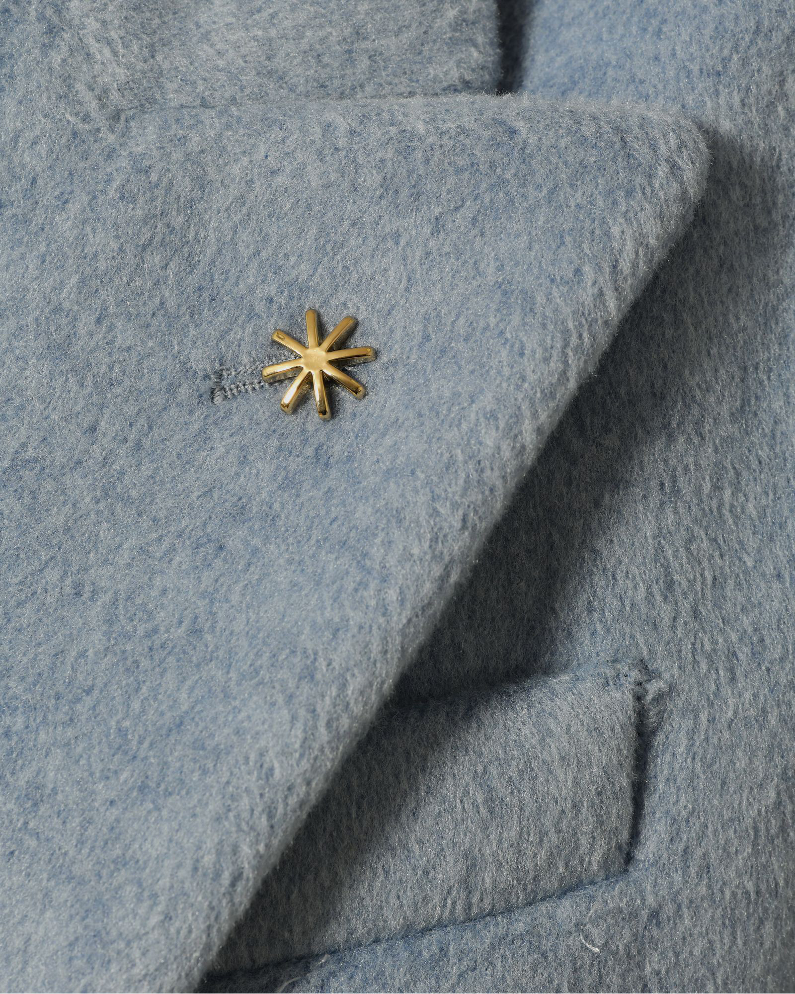 Manteau à double boutonnage bleu Manuel Ritz