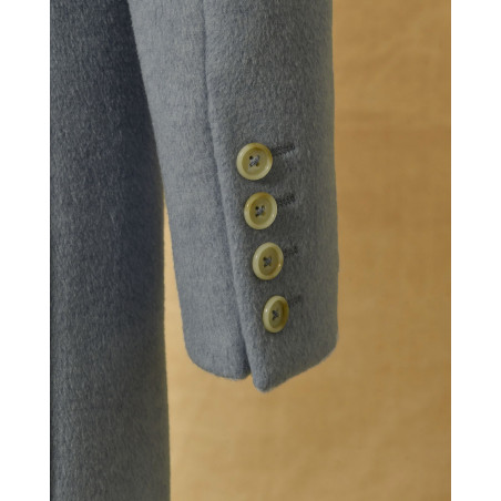 Manteau à double boutonnage bleu Manuel Ritz