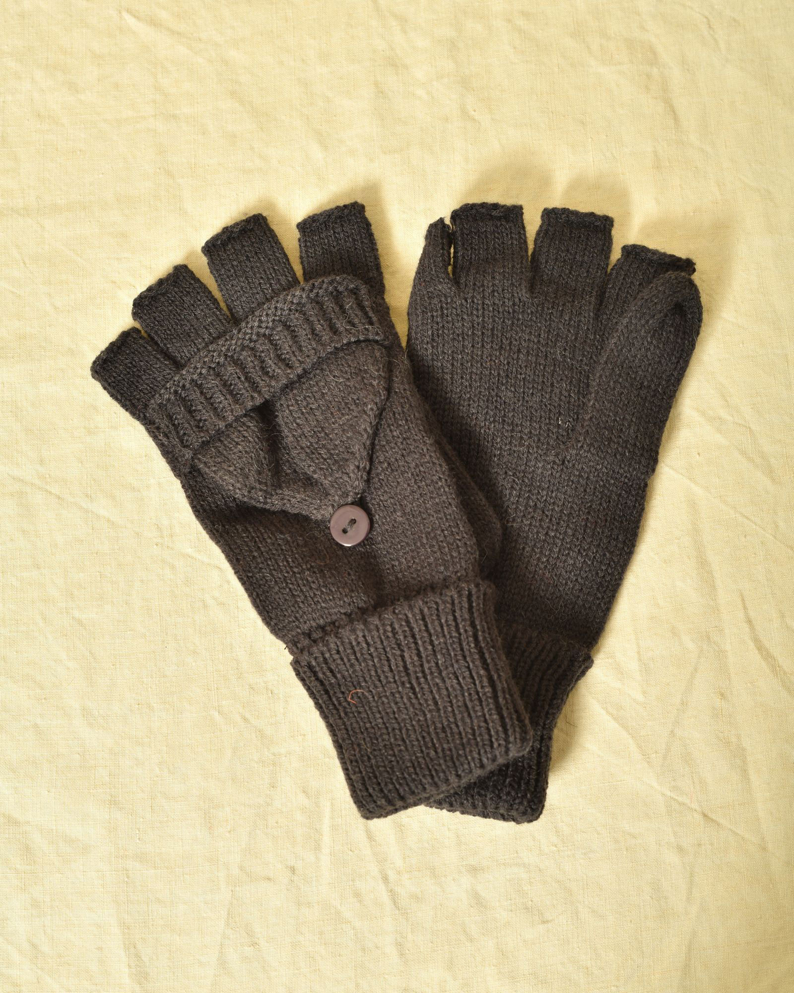 Mitaines convertibles 2 en 1 gris Ka