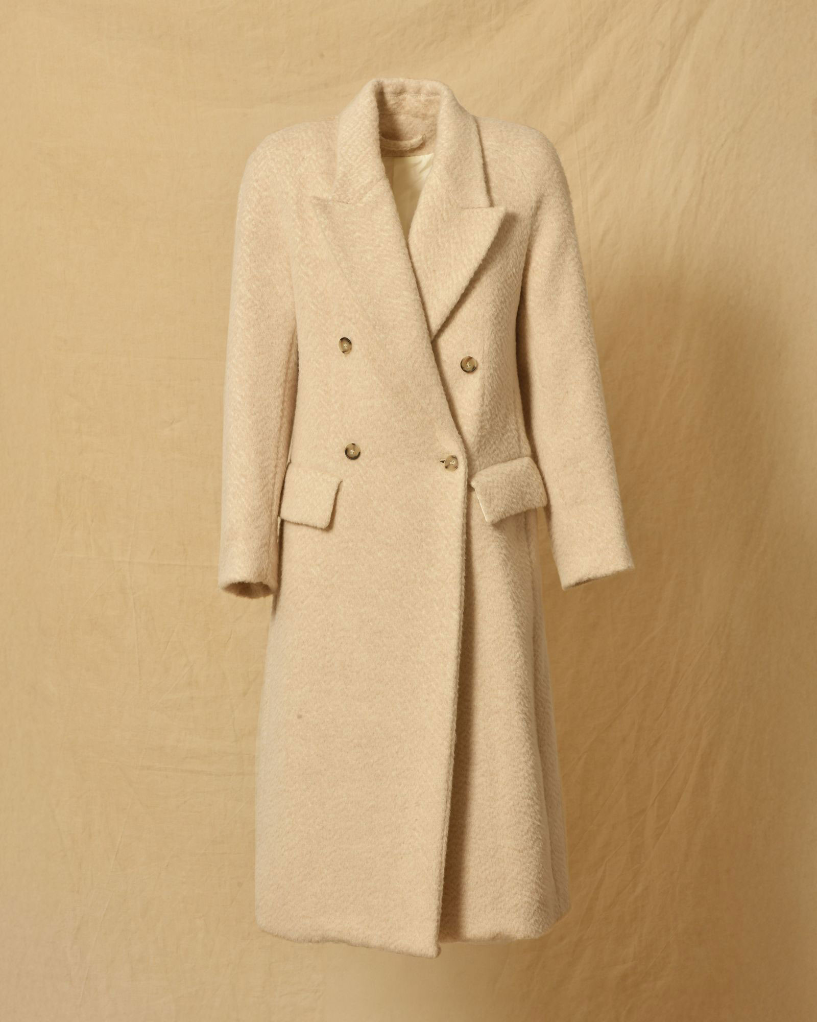 Manteau en laine beige Malloni