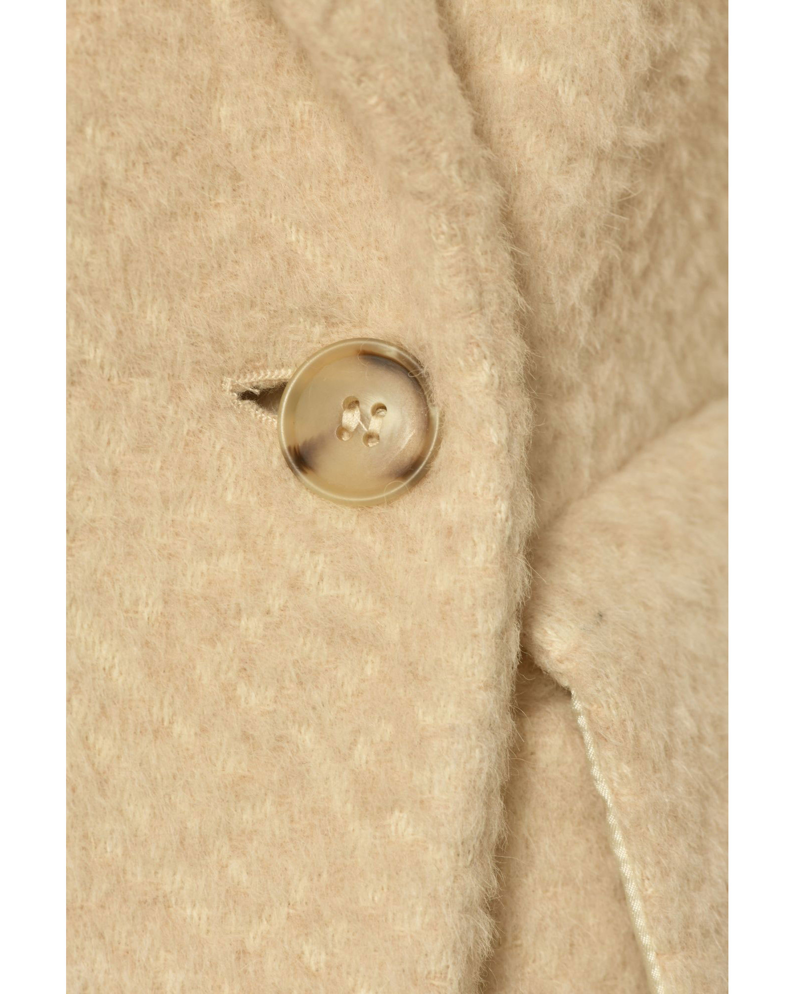 Manteau en laine beige Malloni