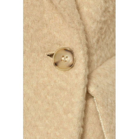 Manteau en laine beige Malloni
