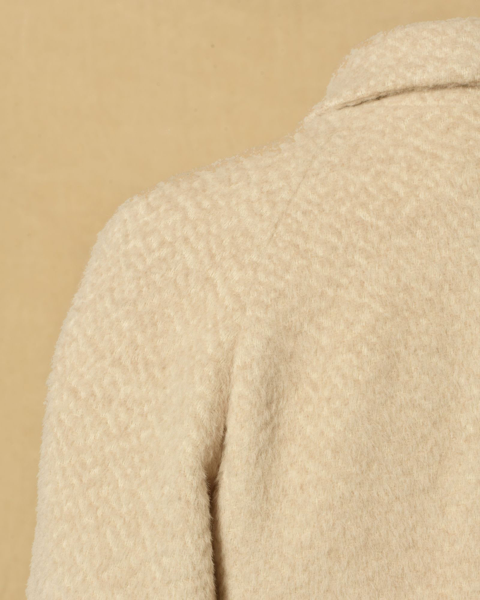 Manteau en laine beige Malloni