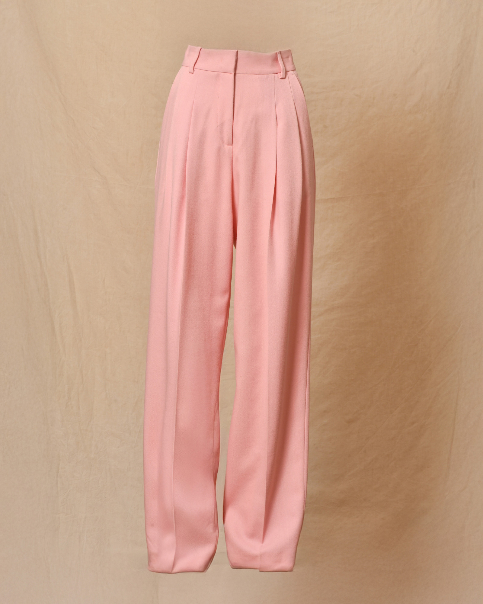 Pantalon à pinces rose Manuel Ritz