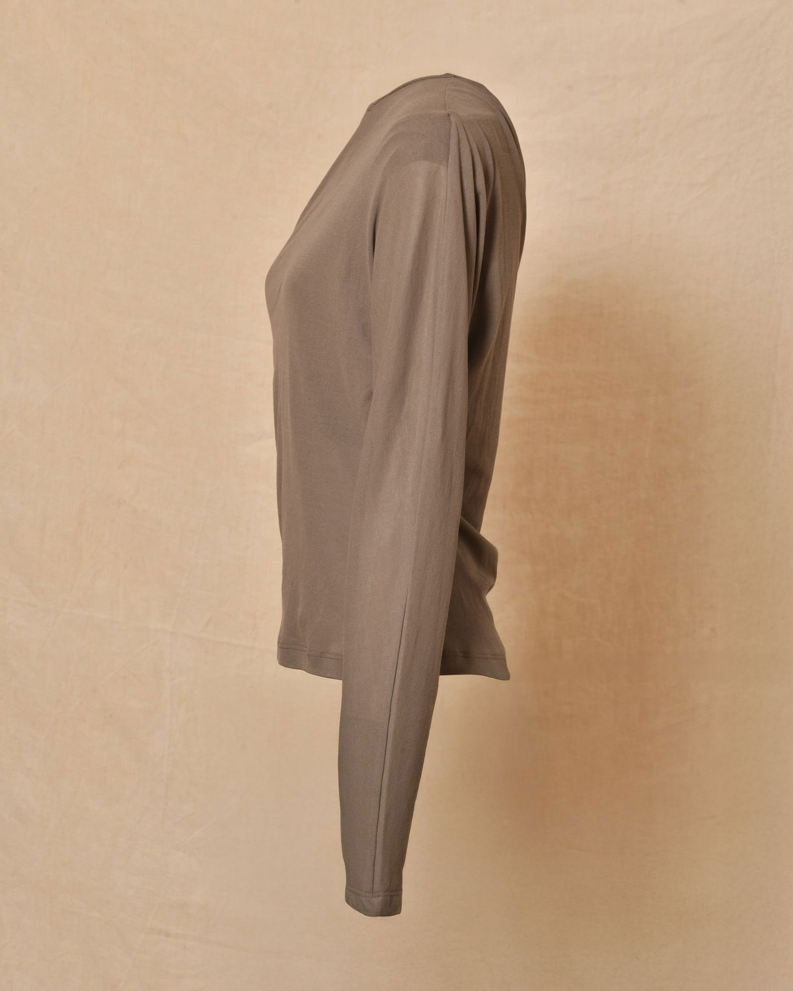 Top asymétrique gris Malloni