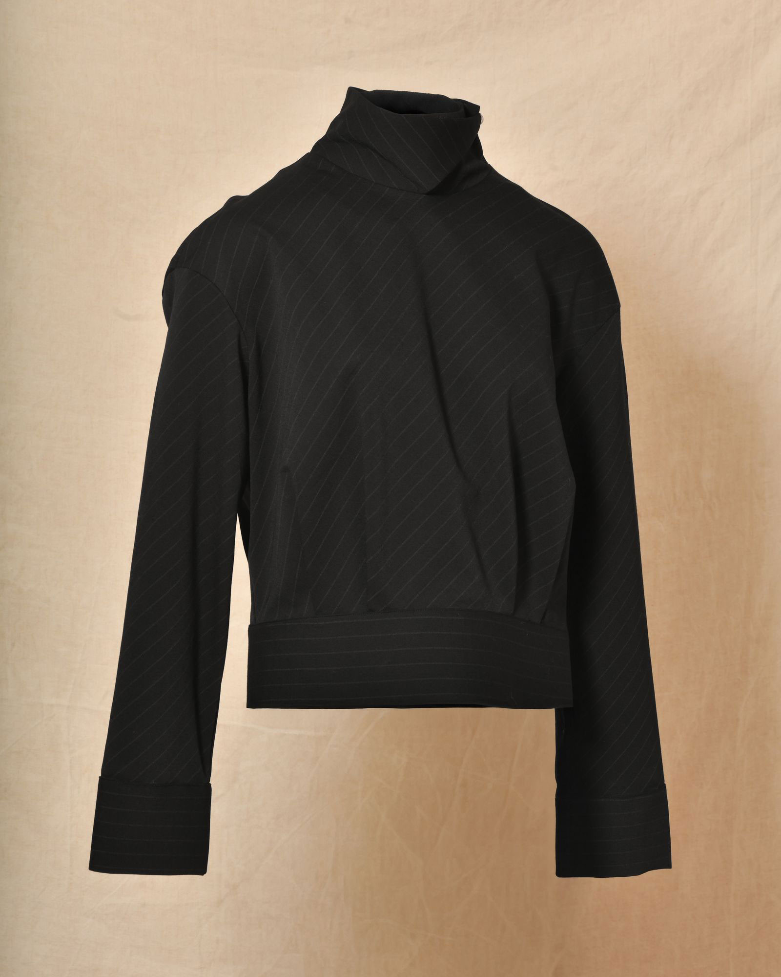 Haut à rayures noire Malloni