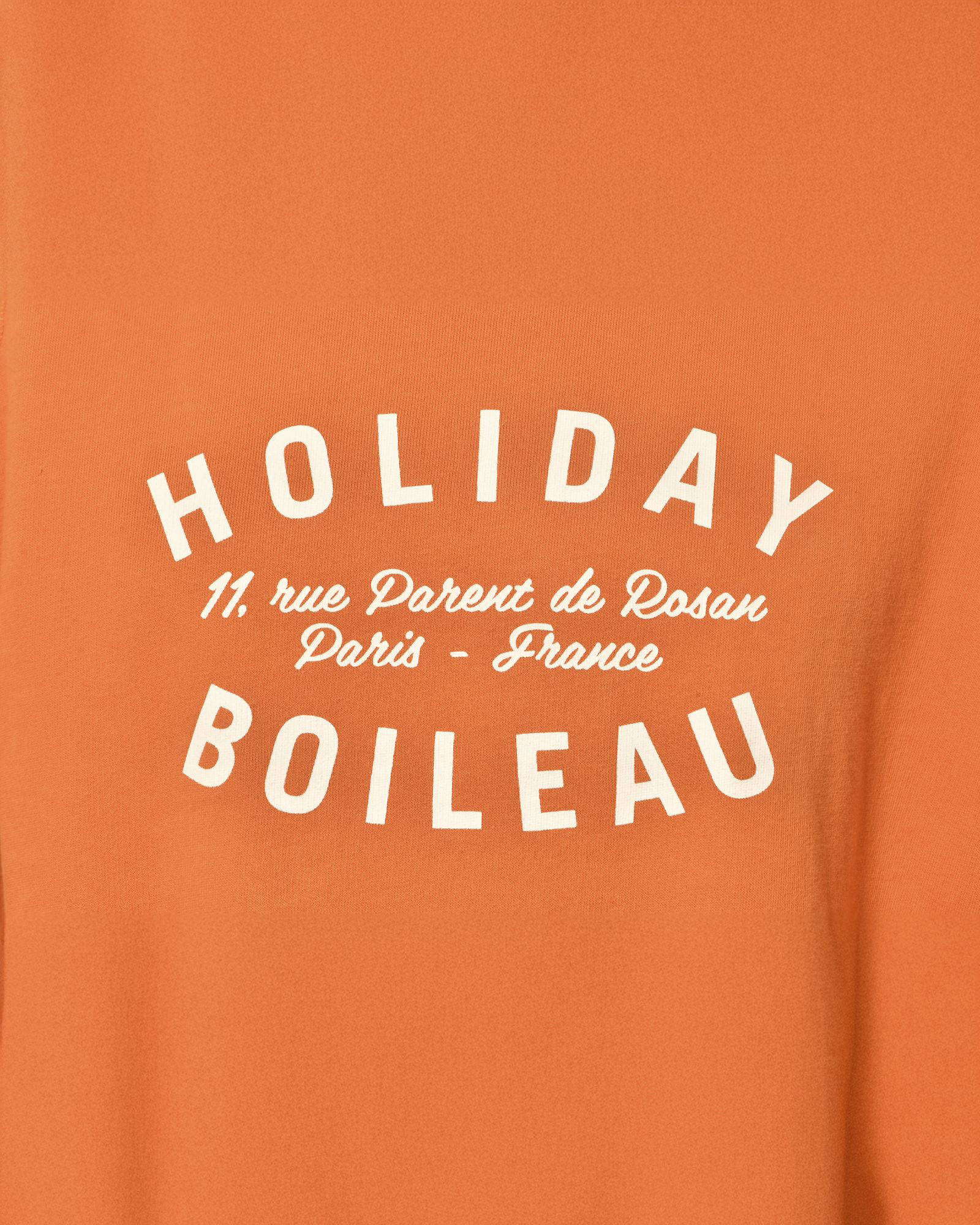 Sweat orange à inscription Holiday Boileau