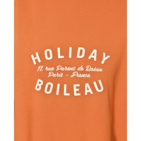 Sweat orange à inscription Holiday Boileau