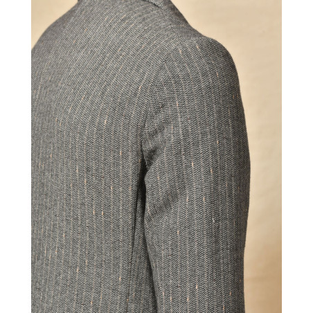 Veste blazer grise à chevons AT.P.CO
