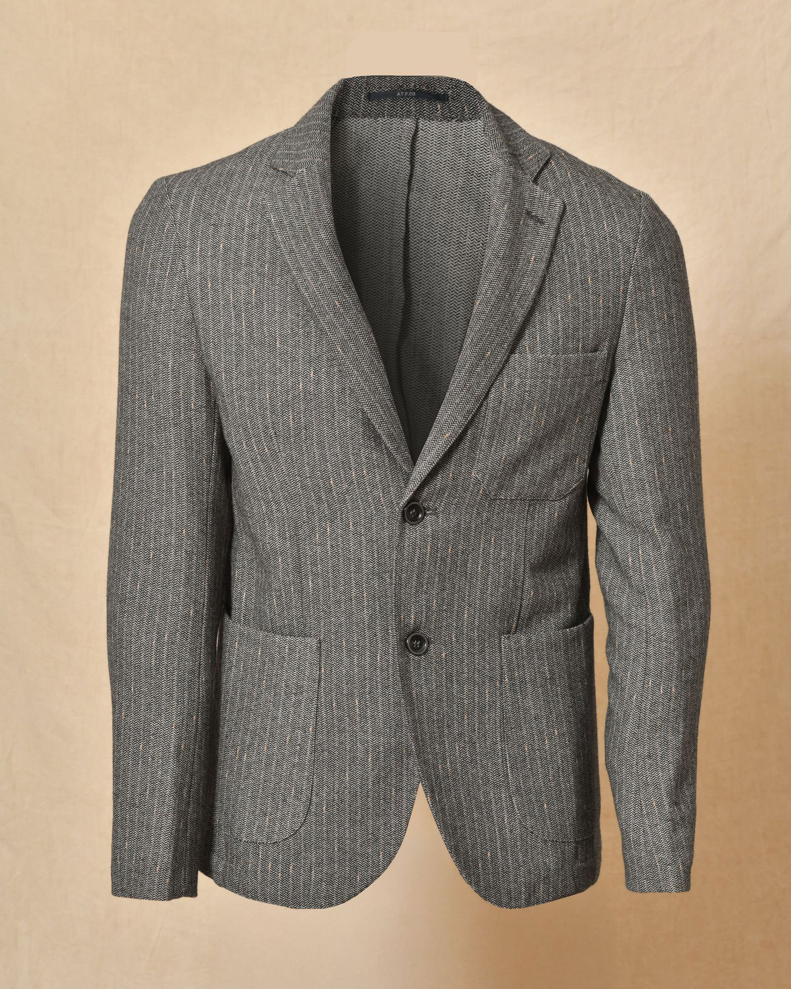 Veste blazer grise à chevons AT.P.CO