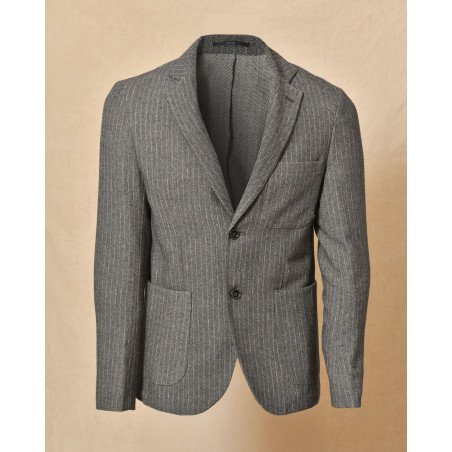 Veste blazer grise à chevons AT.P.CO