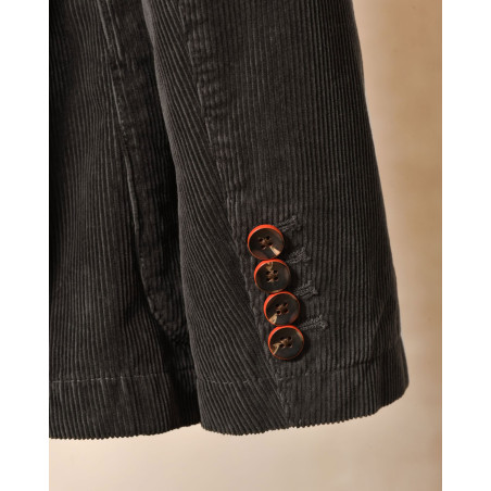 Veste blazer côtelée grise AT.P.CO