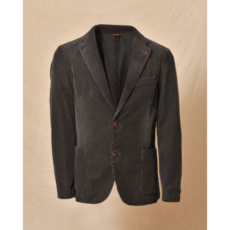 Veste blazer côtelée grise AT.P.CO