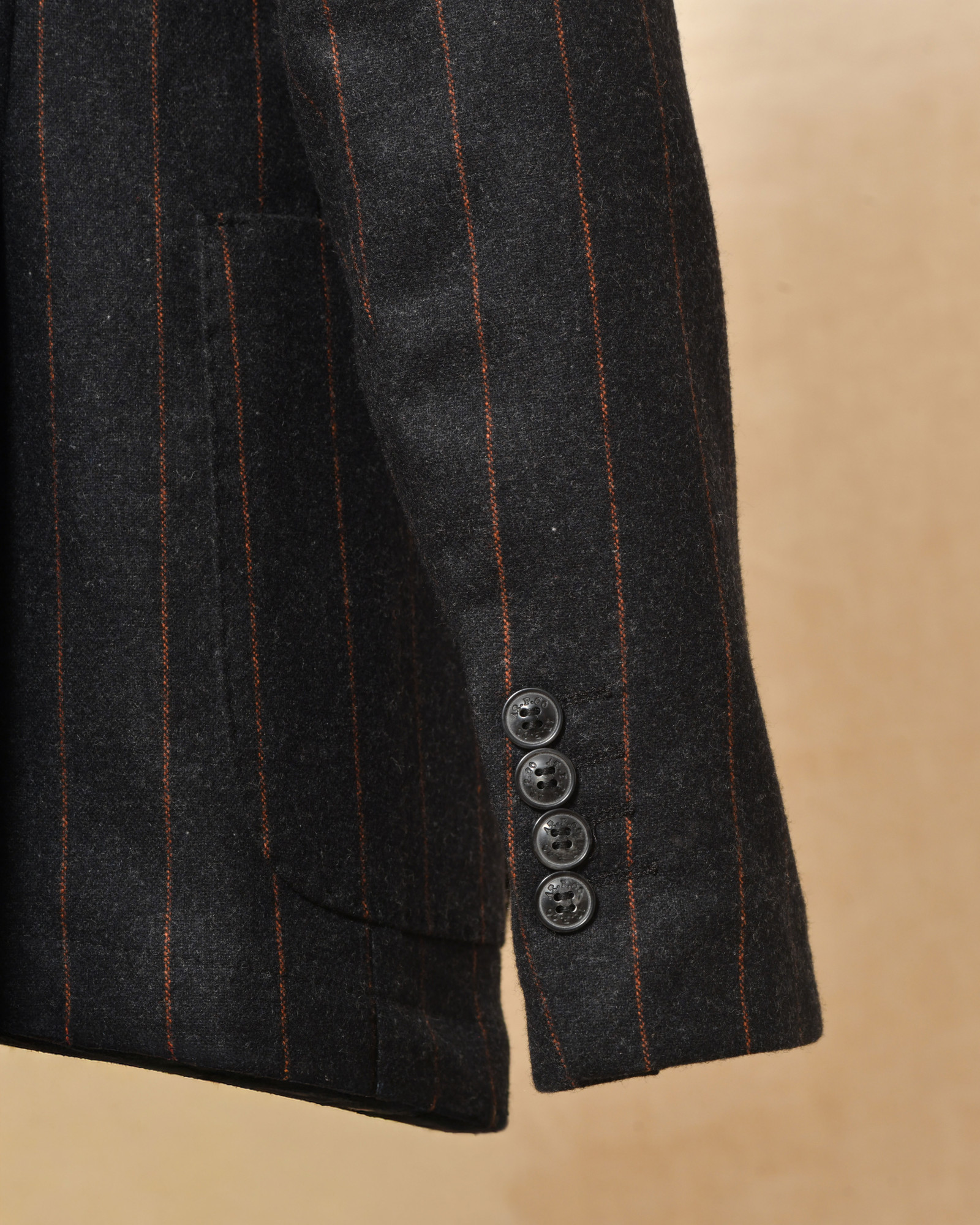 Veste blazer en laine à rayures AT.P.CO