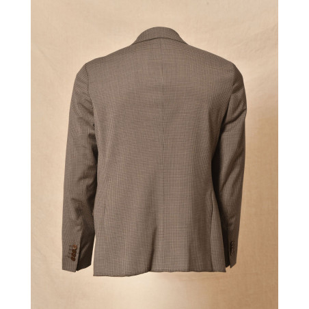 Costume à carreaux marron AT.P.CO
