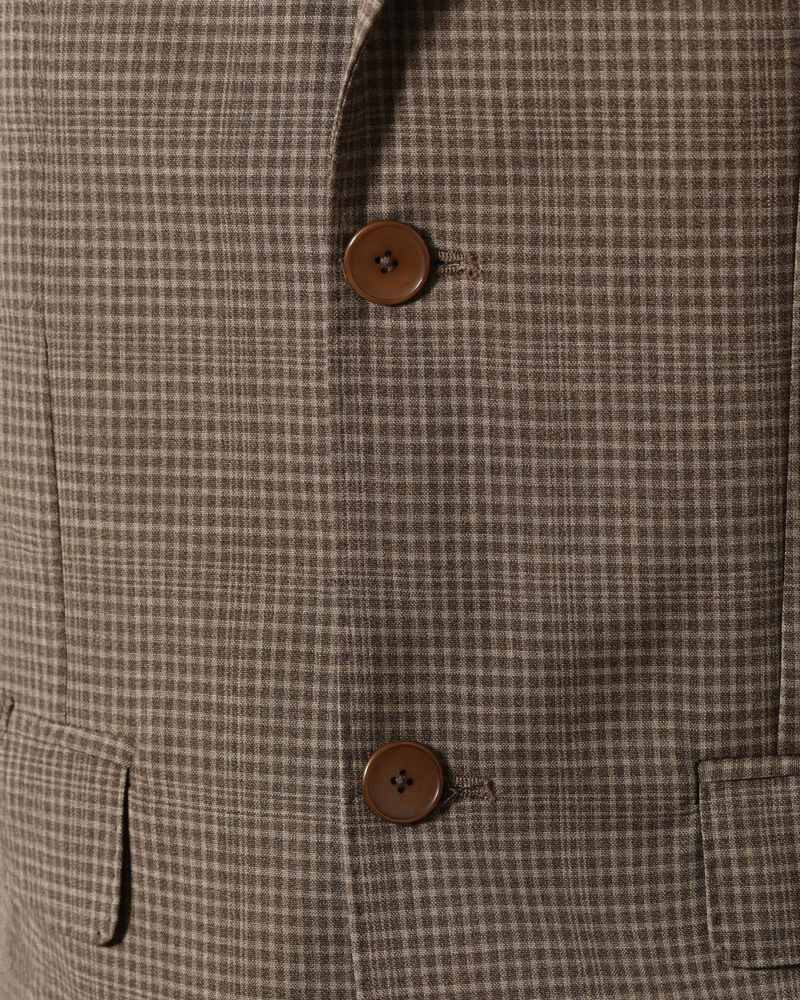 Costume à carreaux marron AT.P.CO