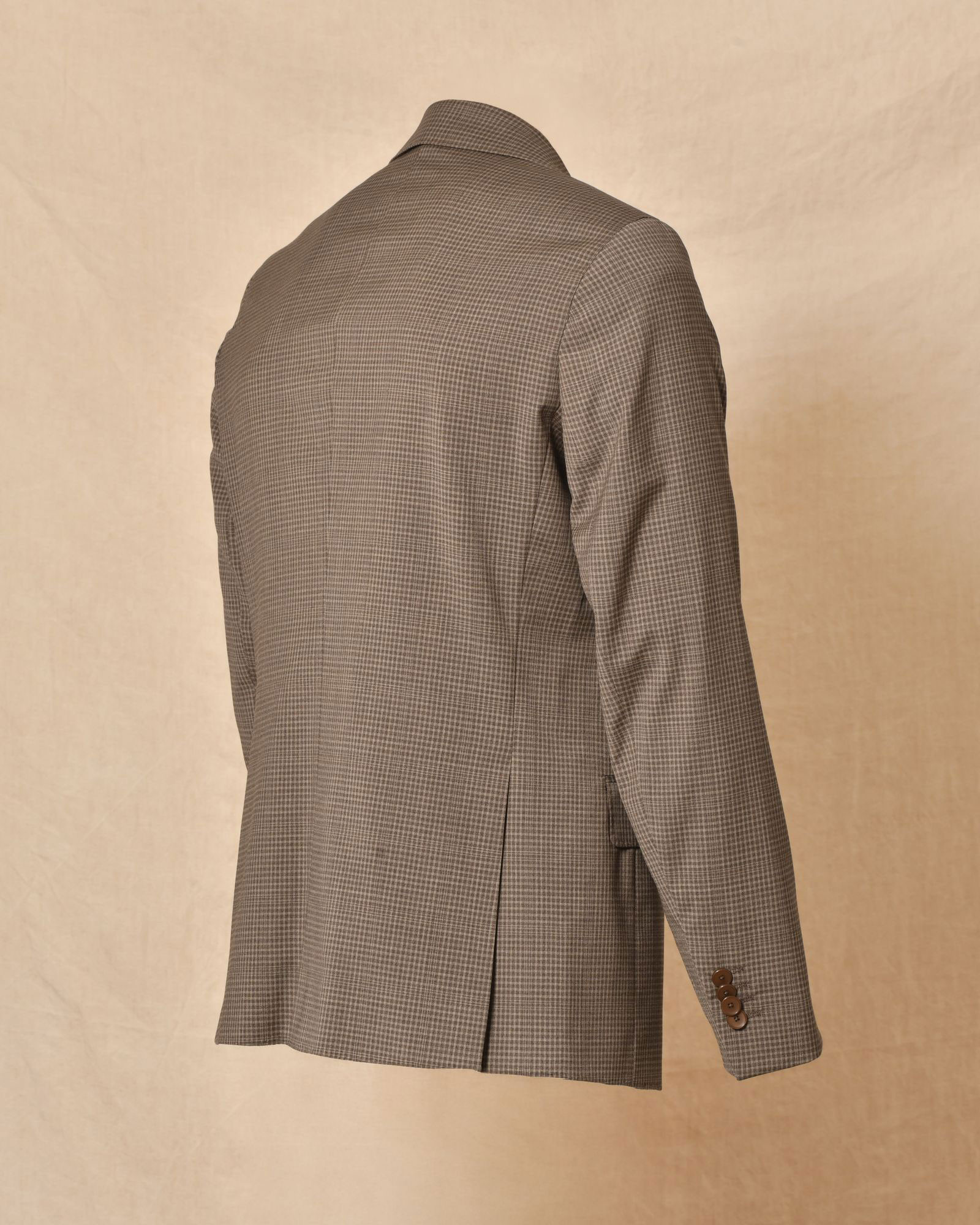 Costume à carreaux marron AT.P.CO