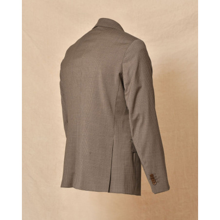 Costume à carreaux marron AT.P.CO